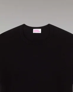Clearance FROM FUTURE T-Shirt Col Rond Basique Noir