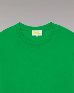 Sale FROM FUTURE T-Shirt Col Rond Basique Summer Green