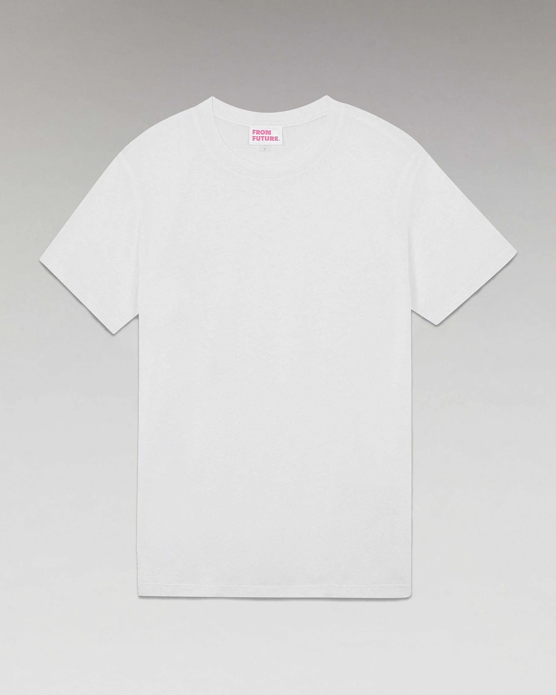 Sale FROM FUTURE T-Shirt Col Rond Basique Blanc