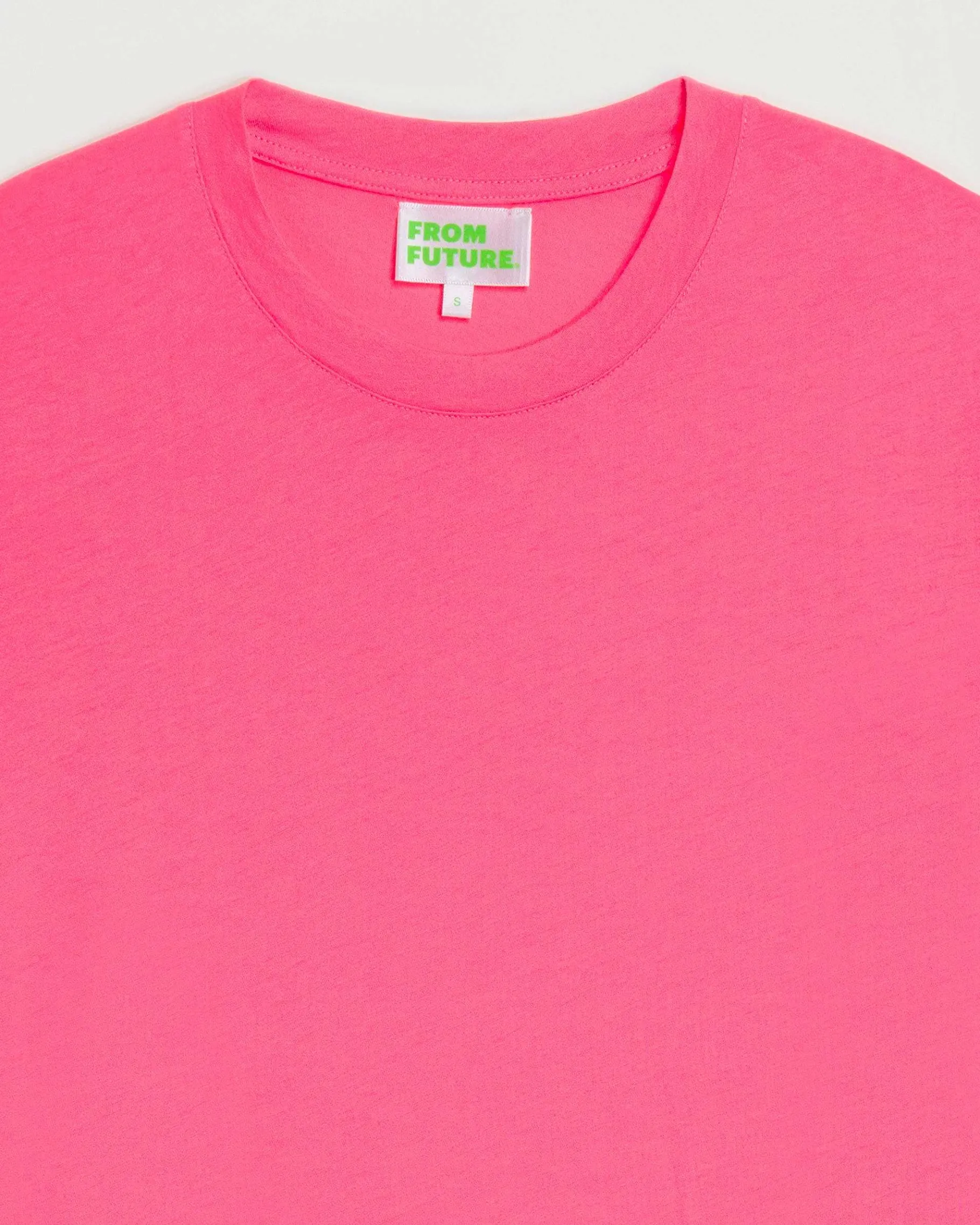 Best FROM FUTURE T-Shirt Col Rond Basique Rainbow Pink