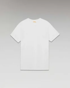 Outlet FROM FUTURE T-Shirt Col Rond Boyfriend Blanc