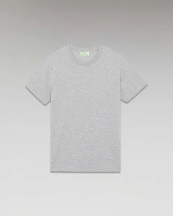 Discount FROM FUTURE T-Shirt Col Rond Boyfriend Gris Chine Clair