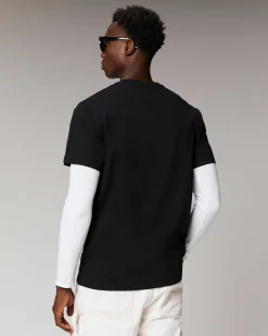 Best FROM FUTURE T-Shirt Col Rond Coeur Noir
