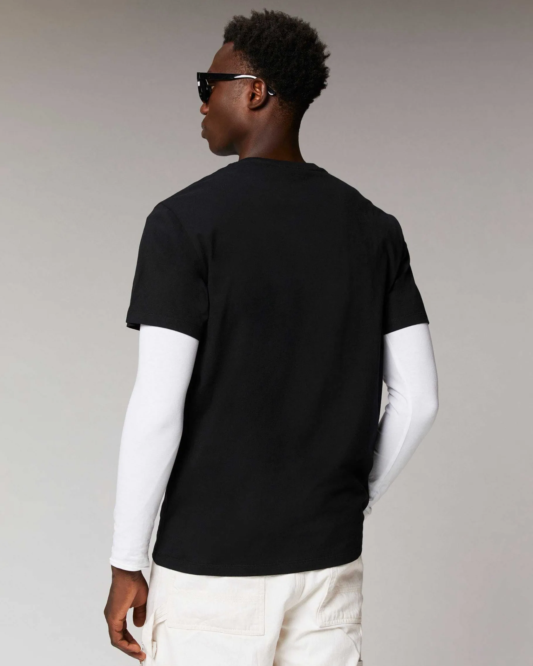 Best FROM FUTURE T-Shirt Col Rond Coeur Noir