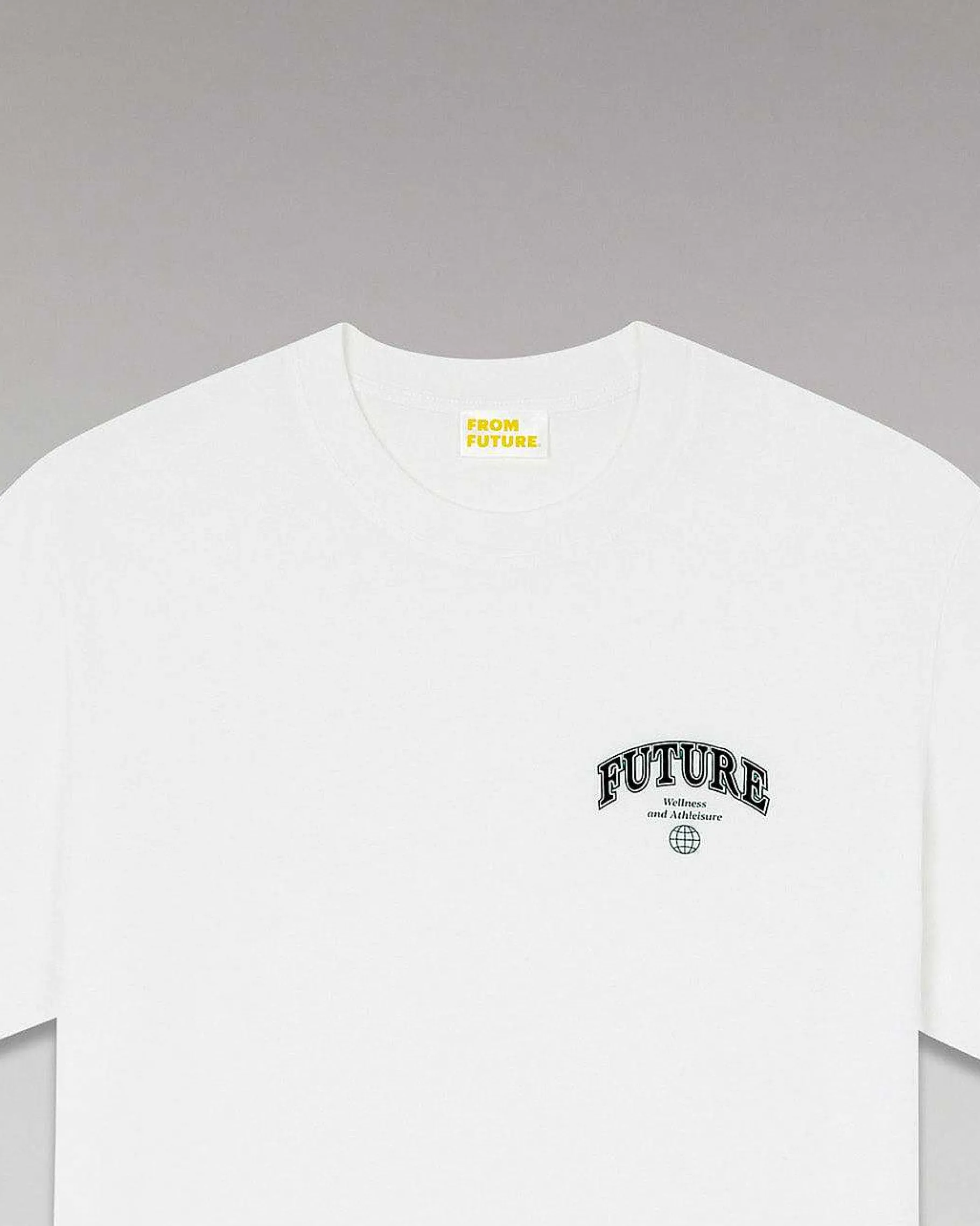 FROM FUTURE T-Shirt Col Rond College Blanc