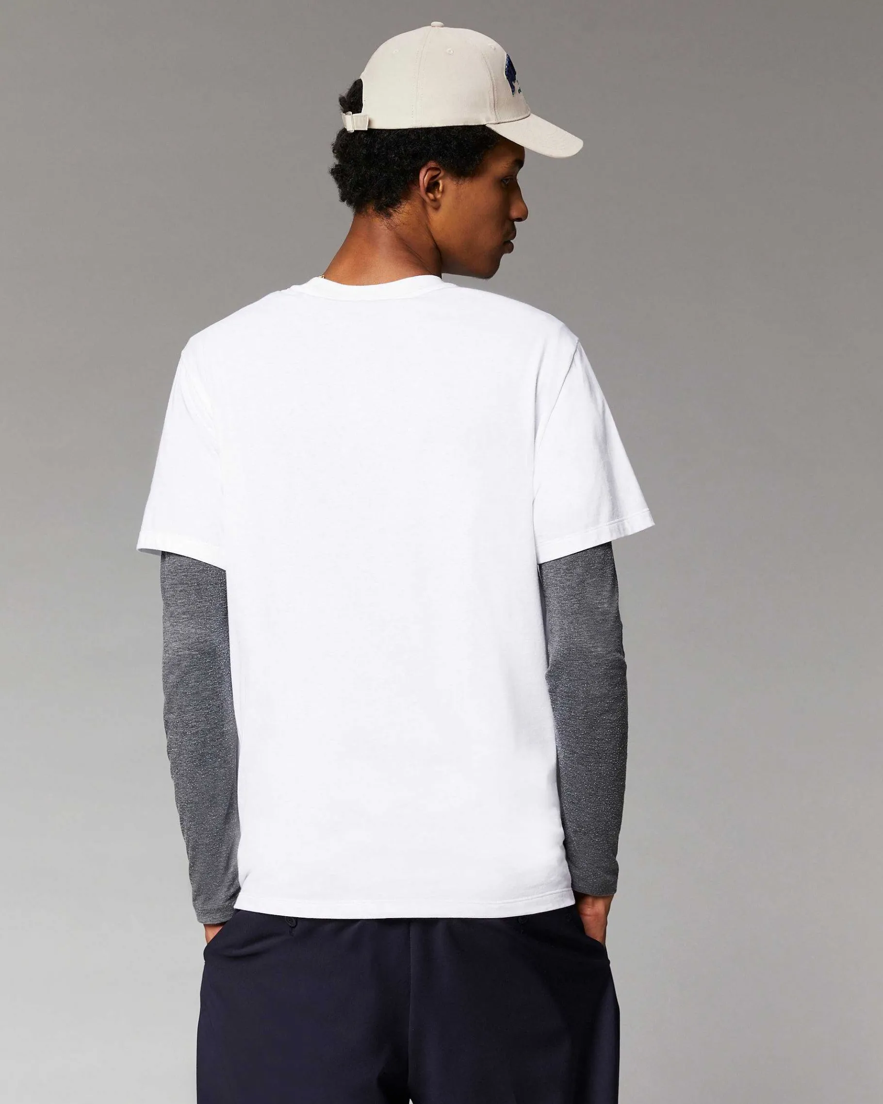 FROM FUTURE T-Shirt Col Rond College Blanc