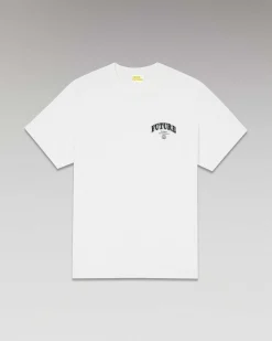 FROM FUTURE T-Shirt Col Rond College Blanc