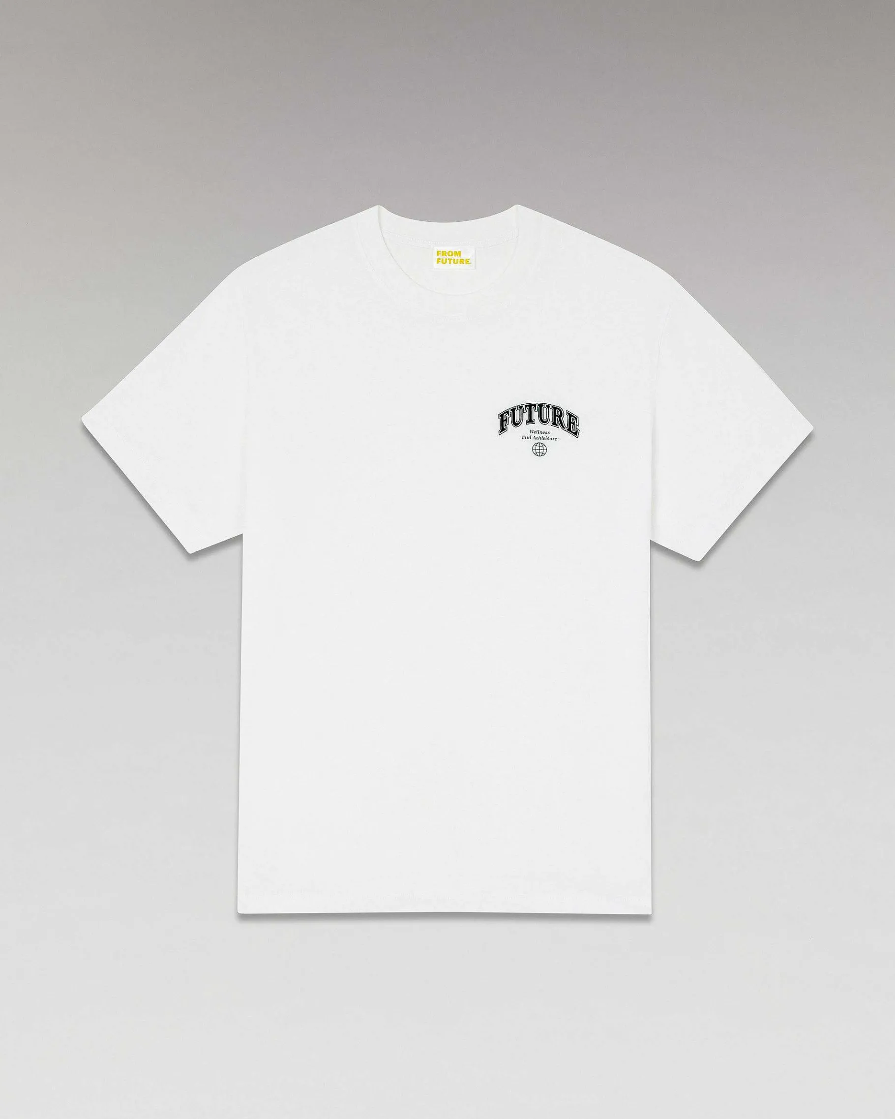 FROM FUTURE T-Shirt Col Rond College Blanc