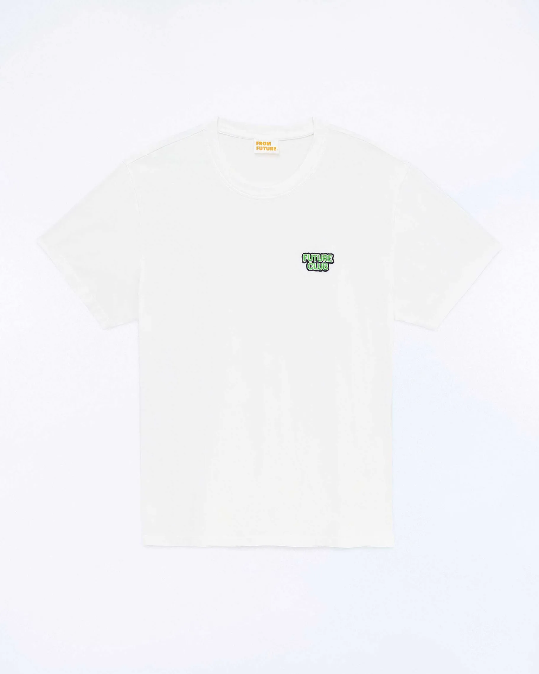 Sale FROM FUTURE T-Shirt Col Rond Future Club Blanc
