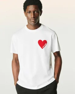 Hot FROM FUTURE T-Shirt Col Rond Manches Courtes Navy