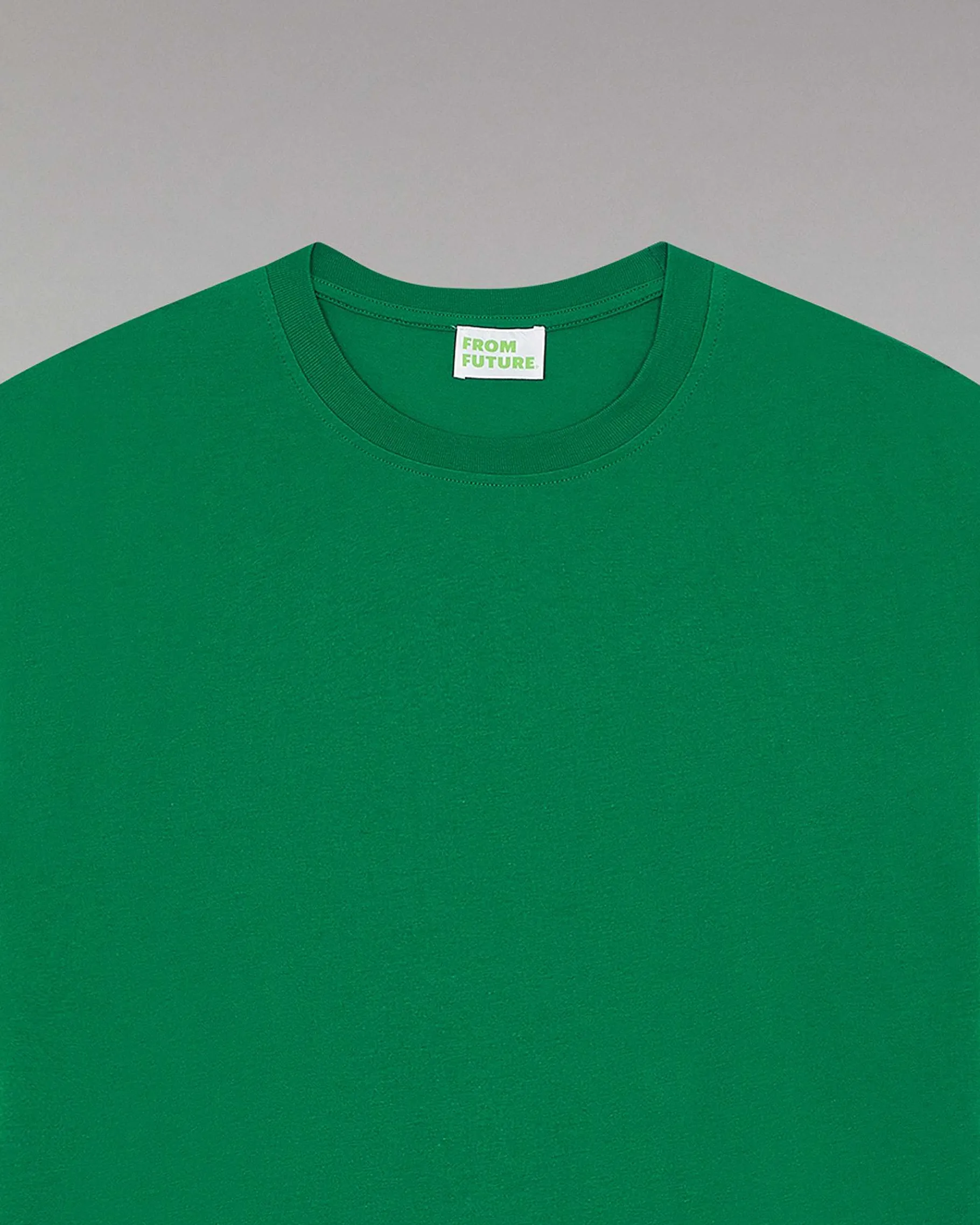 Discount FROM FUTURE T-Shirt Col Rond Oversize Forest Green