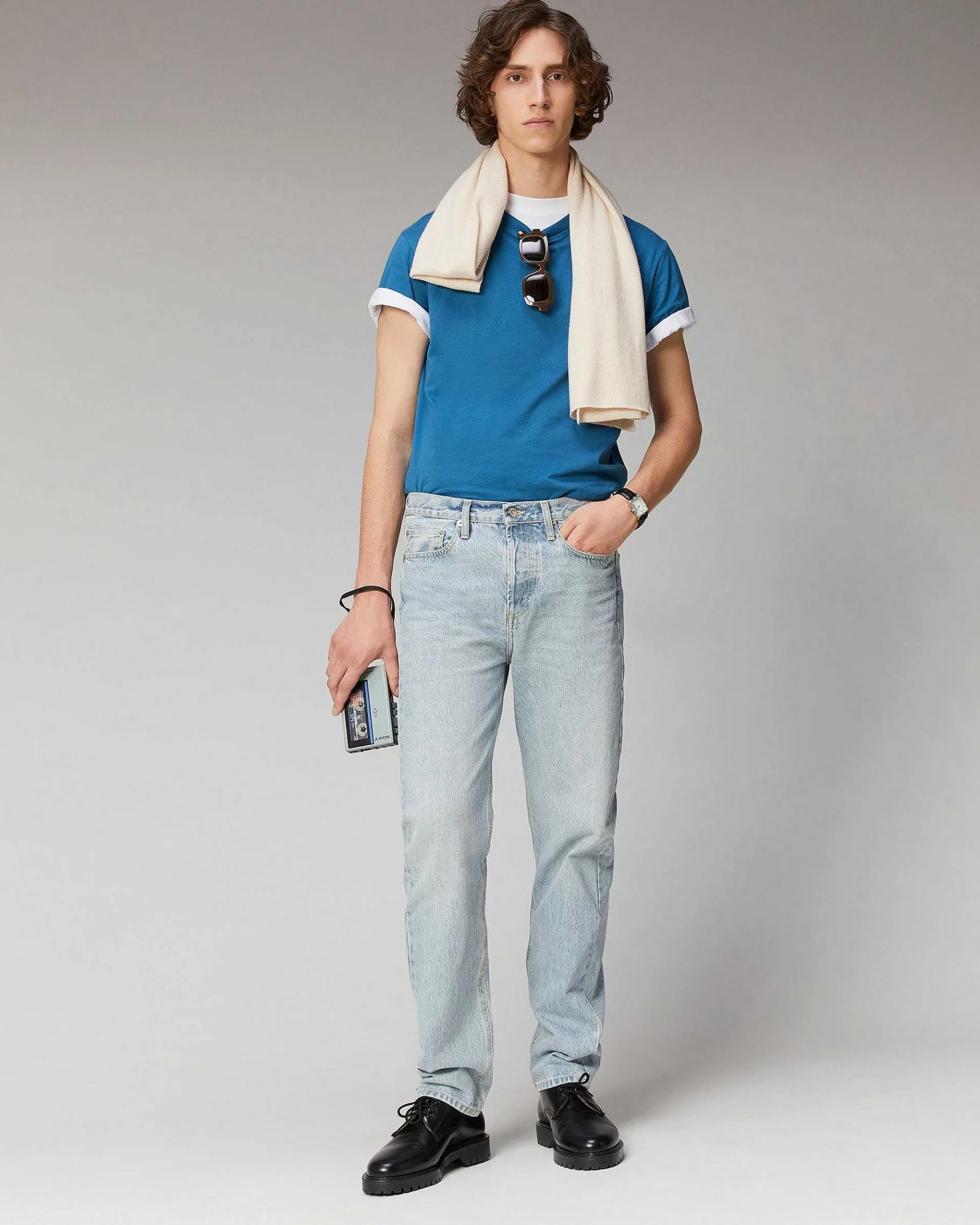 Discount FROM FUTURE T-Shirt Col Rond Oversize Noir