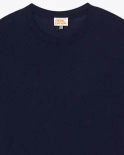 Online FROM FUTURE T-Shirt Col Rond Supima Navy
