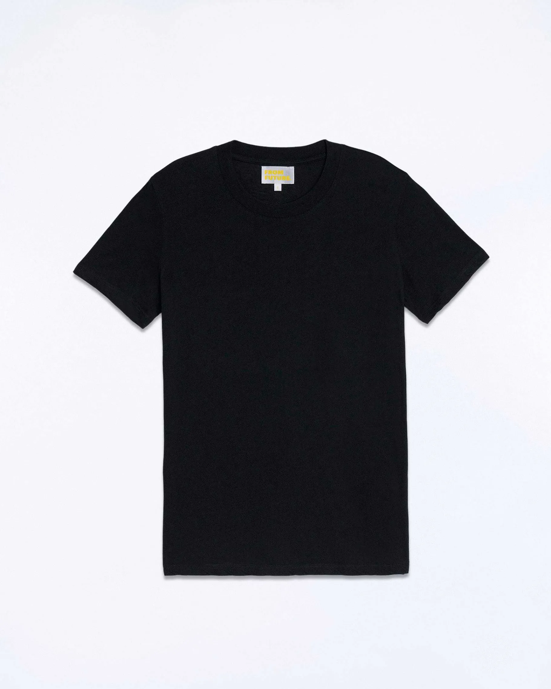 Online FROM FUTURE T-Shirt Col Rond Supima Noir