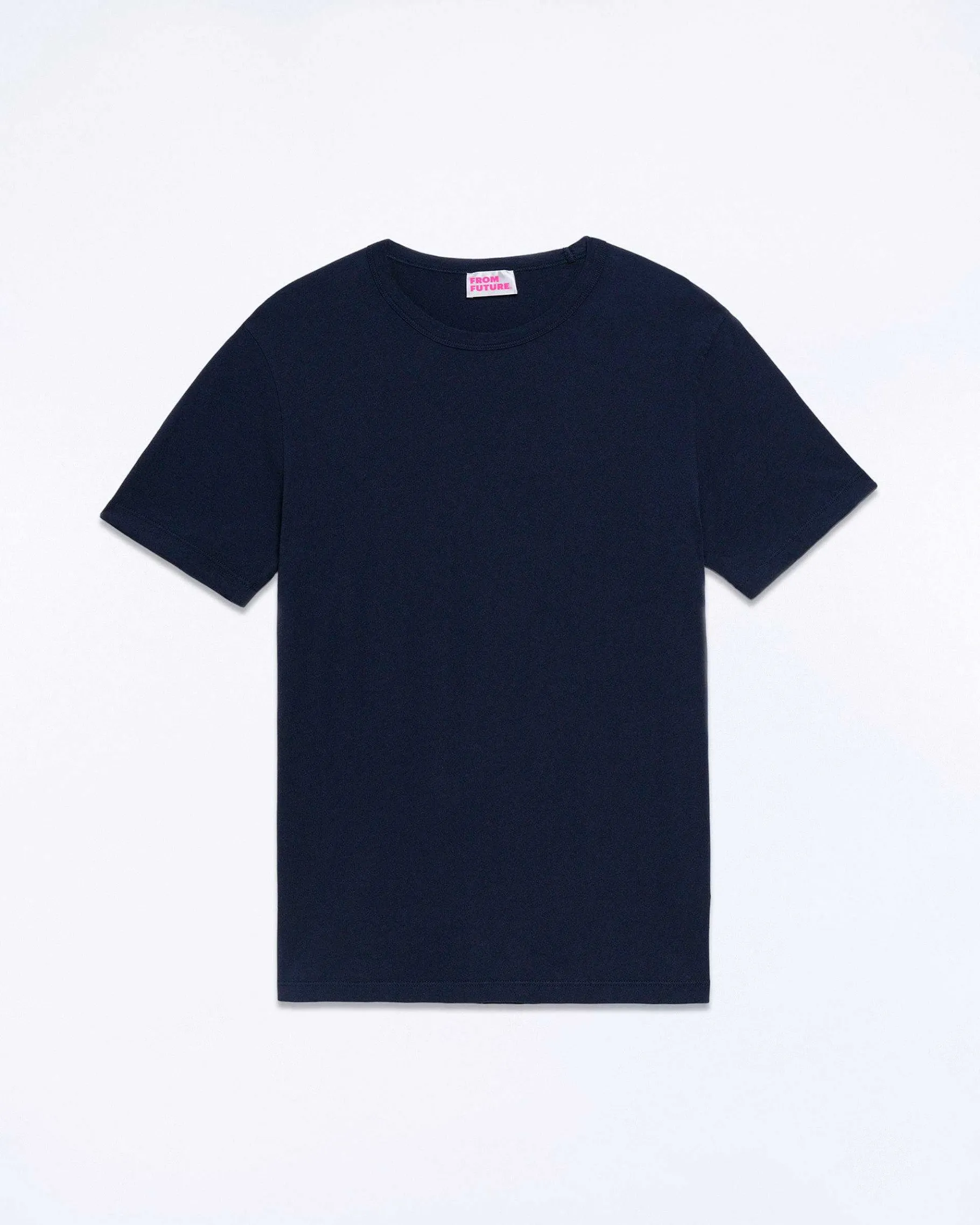 Sale FROM FUTURE T-Shirt Col Rond Uni Navy