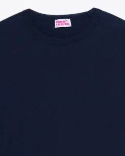 Sale FROM FUTURE T-Shirt Col Rond Uni Navy