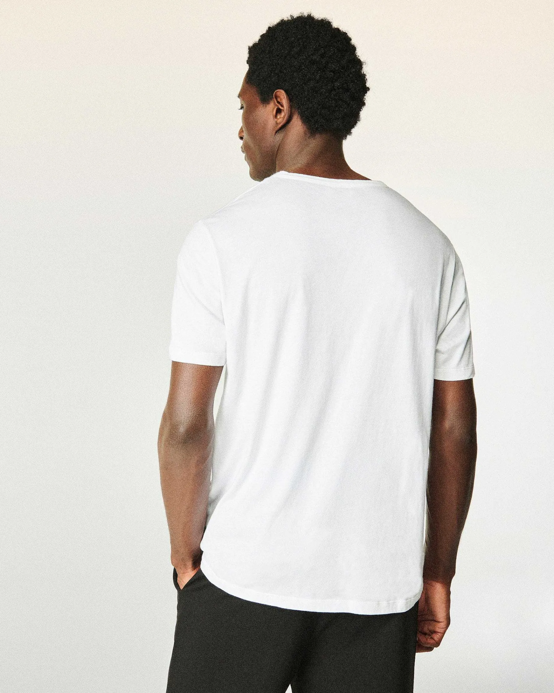 Sale FROM FUTURE T-Shirt Col Rond Uni Navy