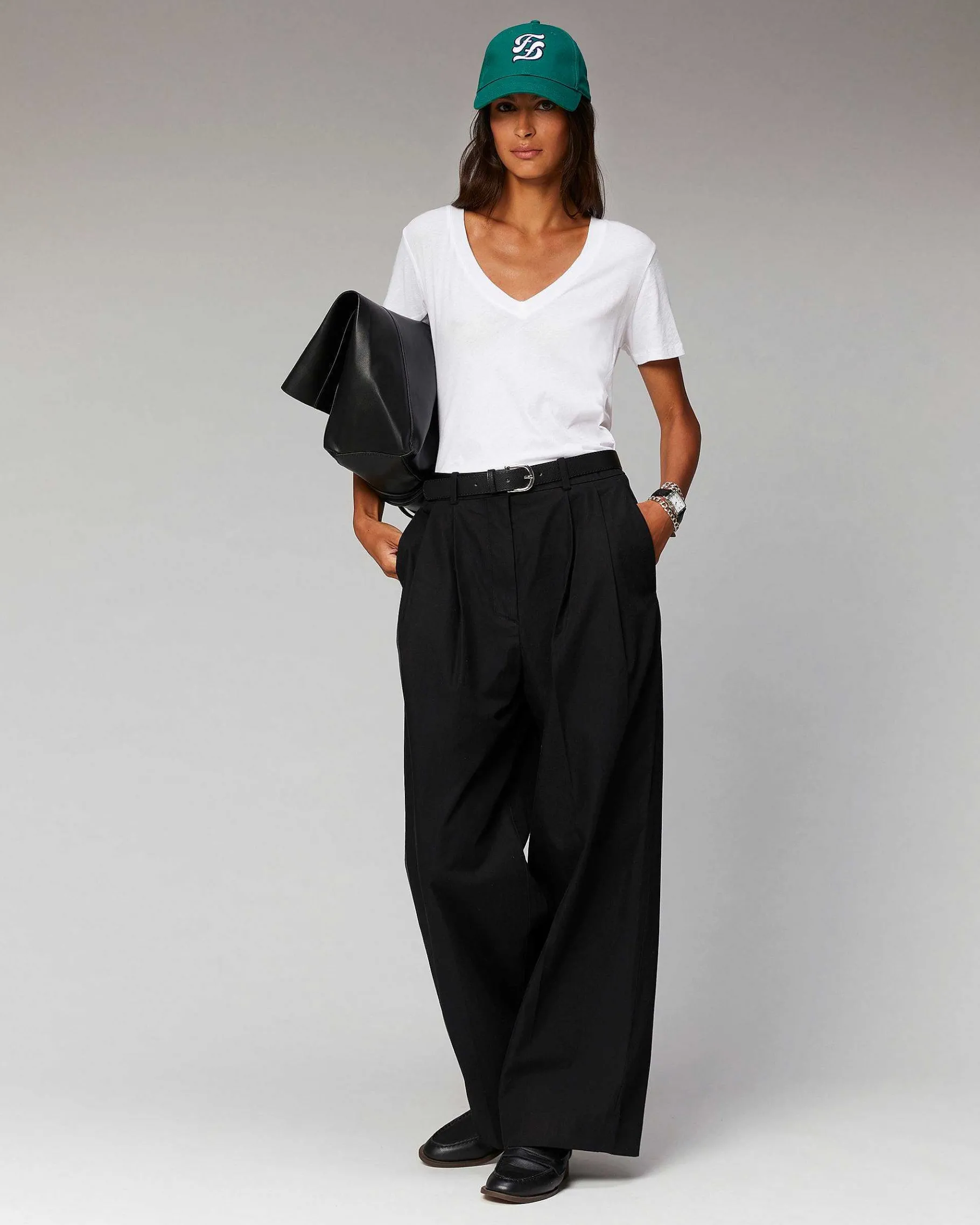 Best FROM FUTURE T-Shirt Col V Basique Noir