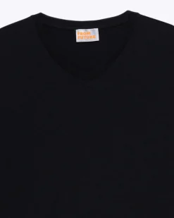 Best FROM FUTURE T-Shirt Col V Manches Courtes Noir