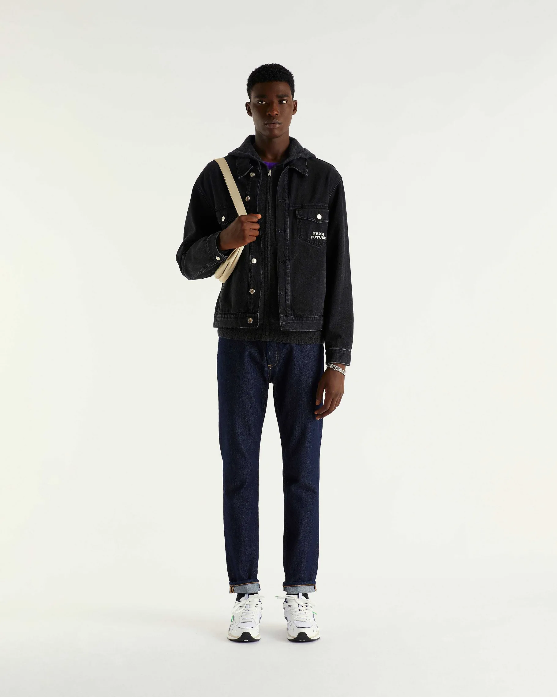 Clearance FROM FUTURE Veste Jean Noir