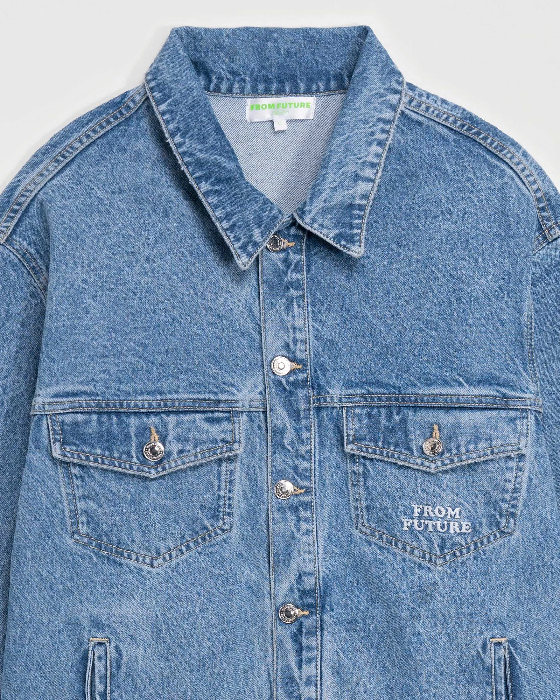 Clearance FROM FUTURE Veste Jean Light Blue