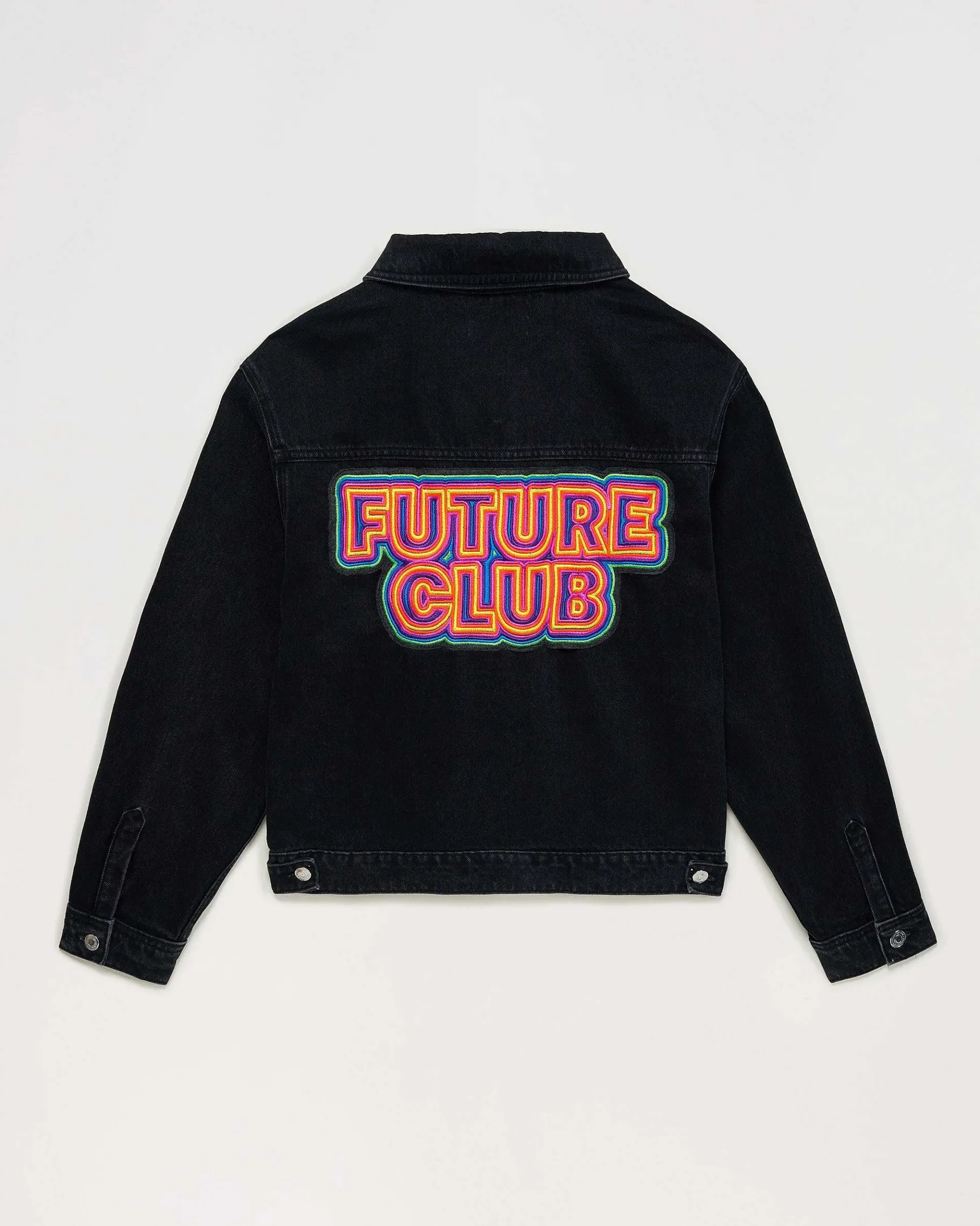 Clearance FROM FUTURE Veste Jean Future Club Neon Noir