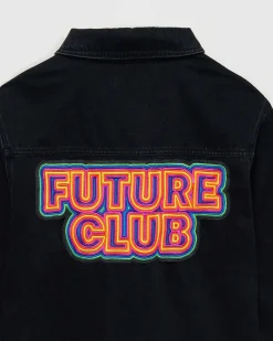 Clearance FROM FUTURE Veste Jean Future Club Neon Noir