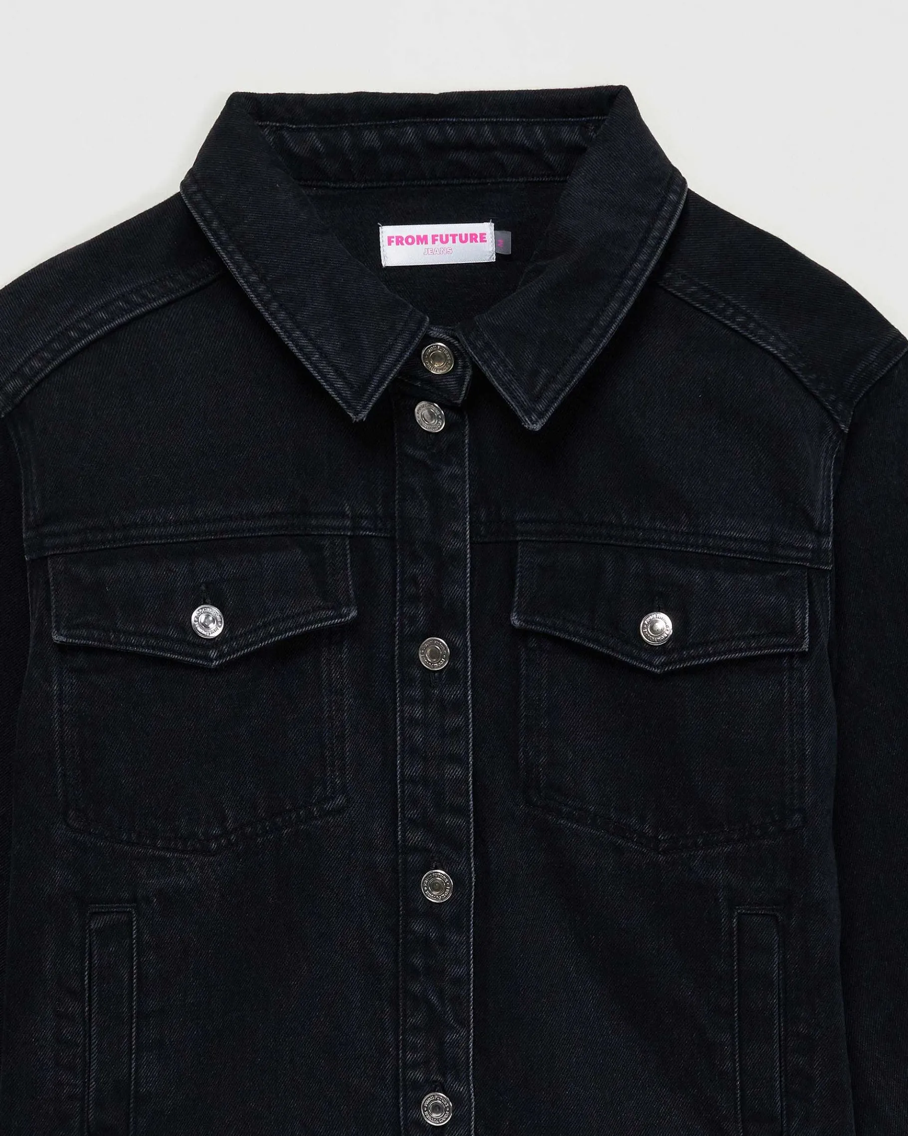 Clearance FROM FUTURE Veste Jean Future Club Neon Noir