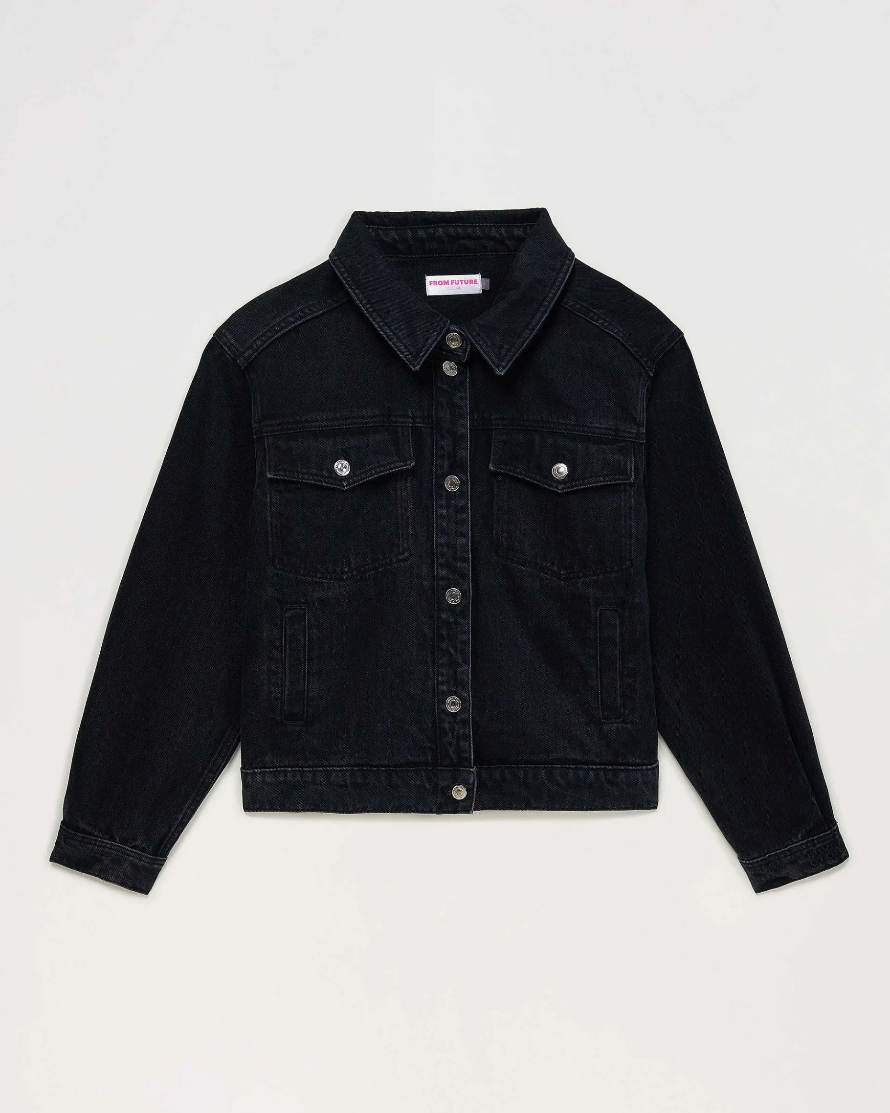 Clearance FROM FUTURE Veste Jean Future Club Neon Noir