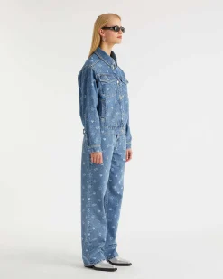 New FROM FUTURE Veste Laser Light Blue