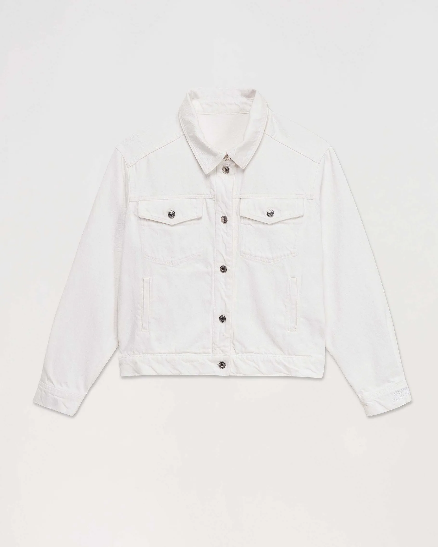 Best FROM FUTURE Veste Regular Broderie Future Ecru