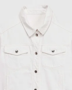 Best FROM FUTURE Veste Regular Broderie Future Ecru